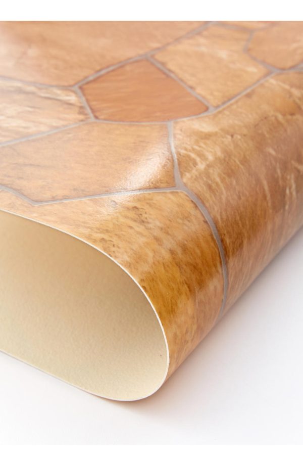 Piso Vinilico Rollo Simil Laja Mosaico Lentex 1.3mm Bonus - Imagen 2