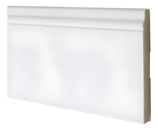 Zocalo Madera Prepintado Blanco Mdf Atenneas Pz-126 X 2,75ml