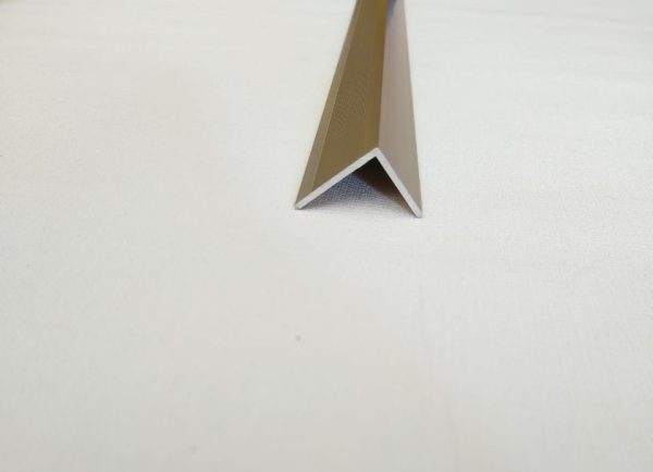 Varilla Angulo De Terminacion Aluminio X2000mm Oro 3030 - Imagen 3