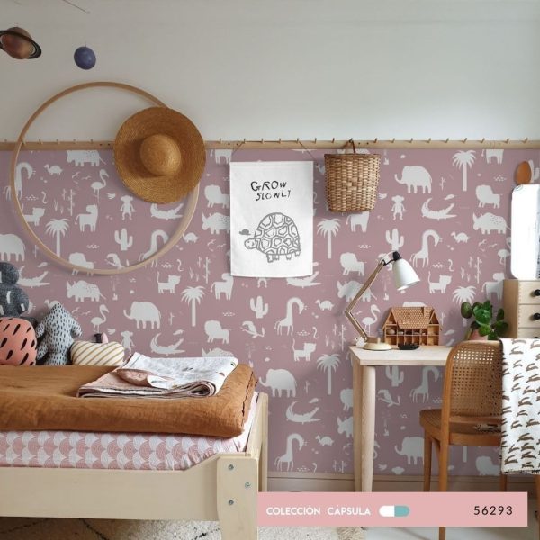 Empapelado Vinilico Papel Animales Muresco Capsula 5629 - Imagen 10