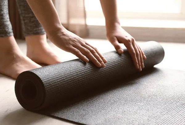 Yoga Mat Colchoneta 5mm Pvc Pilates Fitness Gym 173cm X 61cm - Imagen 4