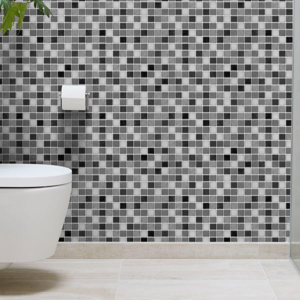Cerámico Autoadhesivo Venecitas Damero Cocina Baño Muresco - Imagen 2