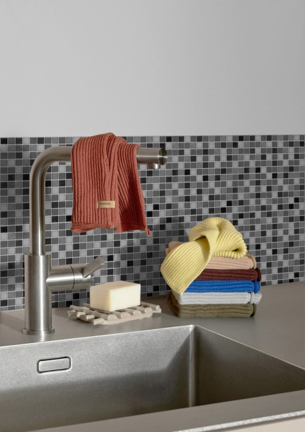 Cerámico Autoadhesivo Venecitas Damero Cocina Baño Muresco - Imagen 5