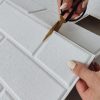 Placas 3d Vinilo Autoadhesivo Pared Ladrillo Tile 70x77 Cm - Imagen 5