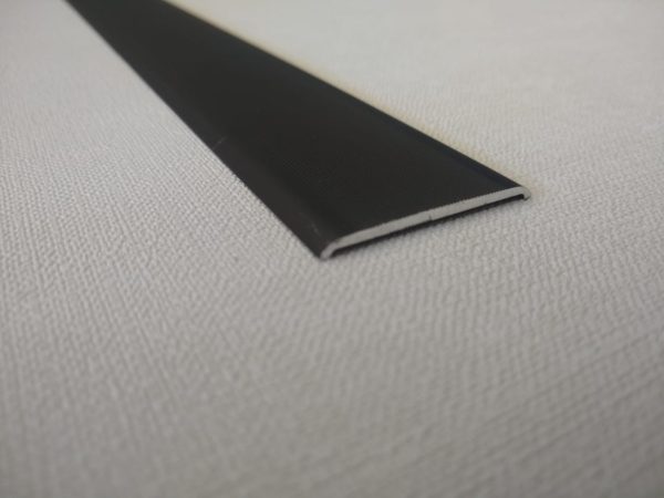 Varilla De Aluminio Plana Terminacion Bronce X 2,70mts - Imagen 2