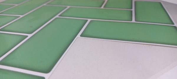 Azulejo Autoadhesivos Ceramico Cocina Baño Muresco 16721 Color Verde Claro - Imagen 6