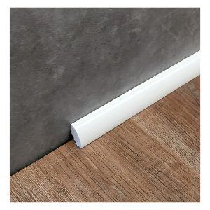 Zocalo Pvc Cuarta Caña Blanca Tira 18 Mm X 2,45m