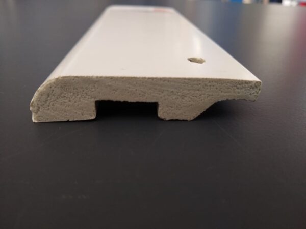 Zocalo Pvc Blanco Curvo Resistente Al Agua 7cm X Tira 2,45ml - Imagen 4