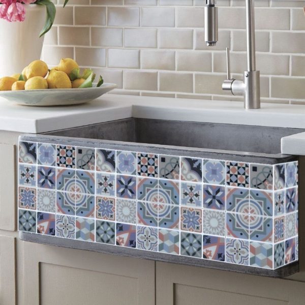 Azulejo Autoadhesivo Ceramico Calcareo Cocina Baño 16581 - Imagen 2