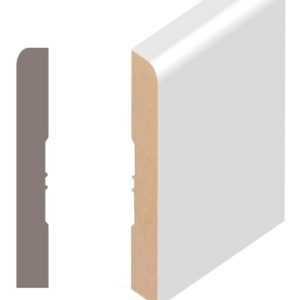 Zocalo Liso Atenneas Pz95l Mdf Prepintado Blanco 2,75ml