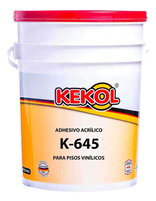 Adhesivo Base Acuosa Para Pisos Vinilicos Kekol K-645 Envase De 25 Kg Color Beige No Toxico - Imagen 2