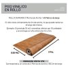 Piso Vinilico En Rollo Simil Cerámica 1,15 Mm X M2 Eniro - Imagen 4