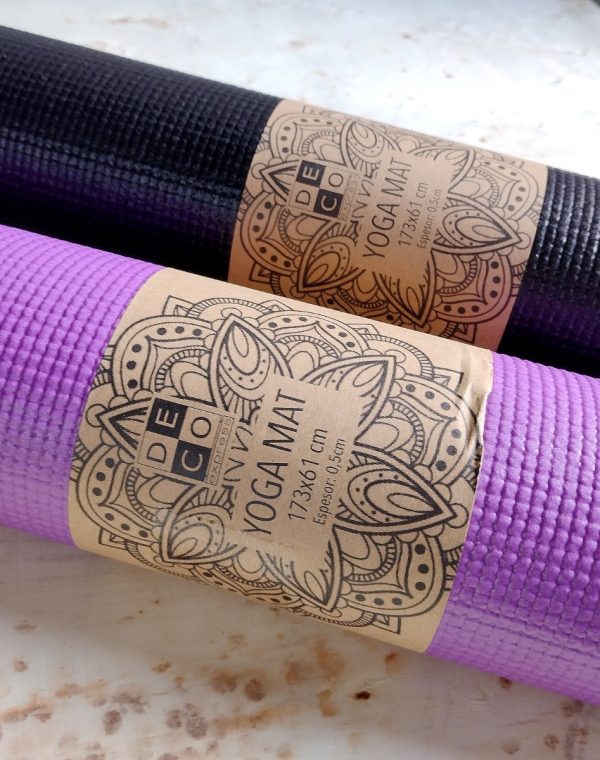 Yoga Mat Colchoneta 5mm Pvc Pilates Fitness Gym 173cm X 61cm - Imagen 14