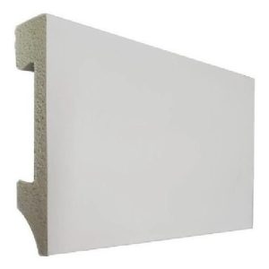 Zocalo Blanco Recto Pvc Resistente Agua 7cm X 2,45ml Rambla