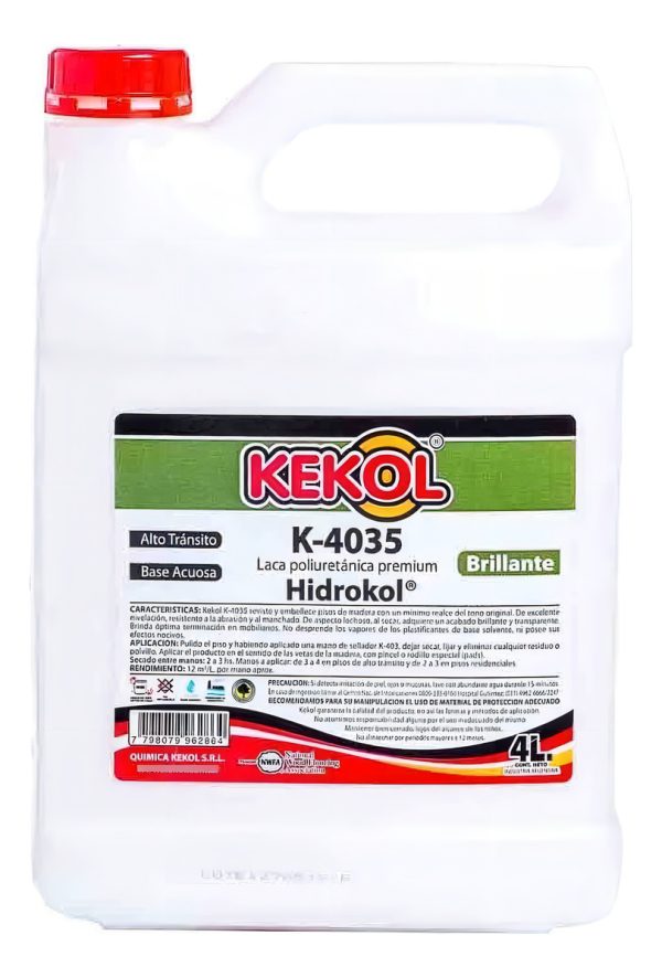 Laca Poliuretanica Brillante Premium Kekol K-4035 Envase De 4 Litros - Imagen 2