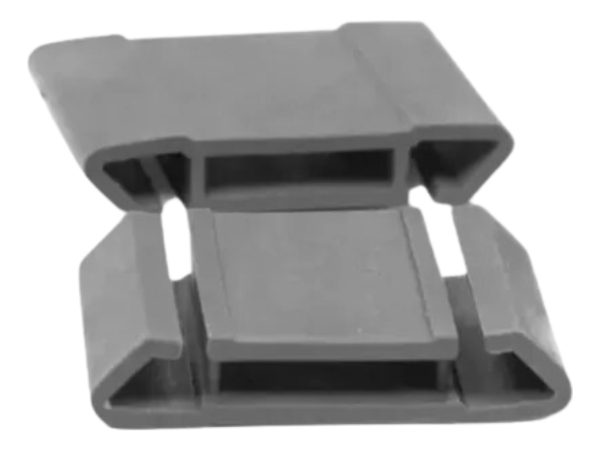 Clip Fijación Grampa Oculta Zócalo Eps Pvc X 100 Unidades