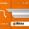 Moldura Telgopor Techo Pared Bliss Ba-60 X Tira 2ml Rambla - Imagen 2