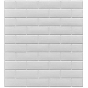 Placa 3d Autoadhesiva Pared Pintable/lavable Tile Muresco