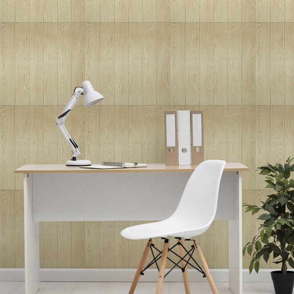 Placas 3d Vinilo Autoadhesivo Pared Simil Madera 70x70 Cm - Imagen 2