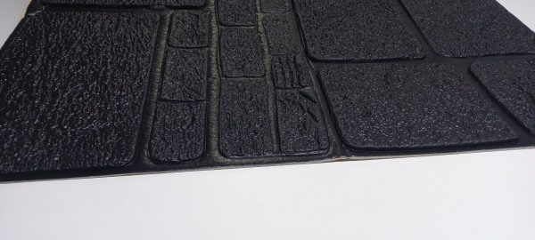 Placa 3d Autoadhesiva Muresco Piedra Negra - Imagen 7