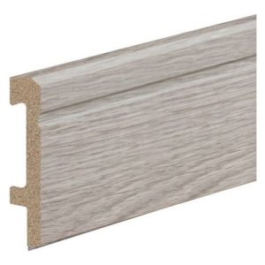 Zocalo Pvc Simil Madera Eurotec 8,2cm Arce X 2,45ml Rambla