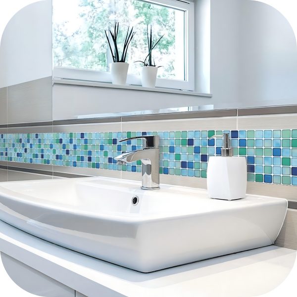 Venecitas Autoadhesivas Pvc Relieve Muresco Ceramico Tira Color Clasica - Imagen 5