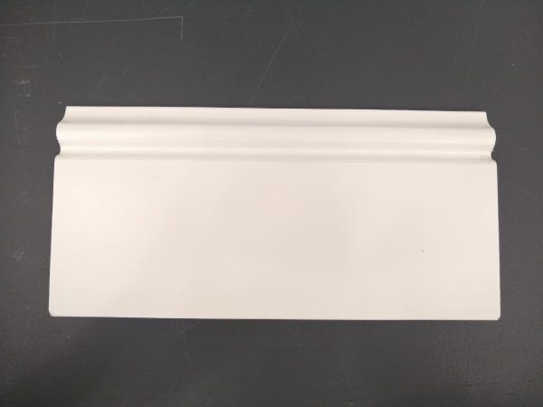 Zocalo Blanco Moldura Pvc Resistente Agua 10cm X 2,45ml - Imagen 3