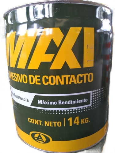 Cemento De Contacto Maxi Pegamento Adhesivo X 14 Kg = 18 Lts
