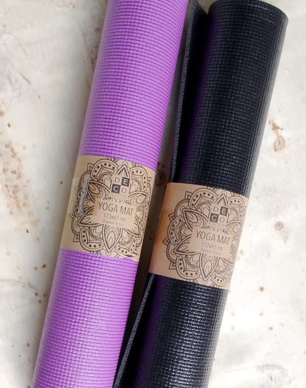 Yoga Mat Colchoneta 5mm Pvc Pilates Fitness Gym 173cm X 61cm - Imagen 5