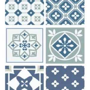 Azulejos Autoadhesivos Vinilo Muresco 16651 X 6 U Rambla