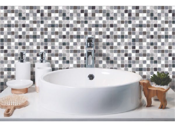 Cerámico Autoadhesivo Venecitas Damero Cocina Baño Muresco - Imagen 3