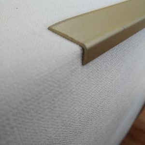 Varilla Angulo Terminacion Aluminio X2500mm Oro 2510