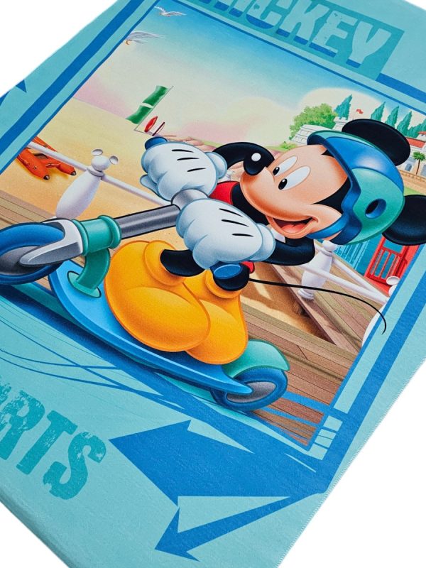 Alfombra Infantil Mickey Premium Carpeta Dib 100x140 - Imagen 5