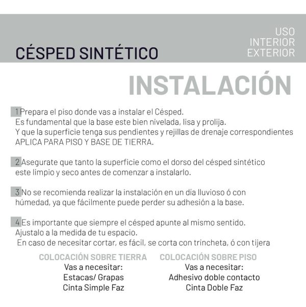 Cesped Sintetico 20mm Gramagreen Gg18r X M2 Rambla - Imagen 8