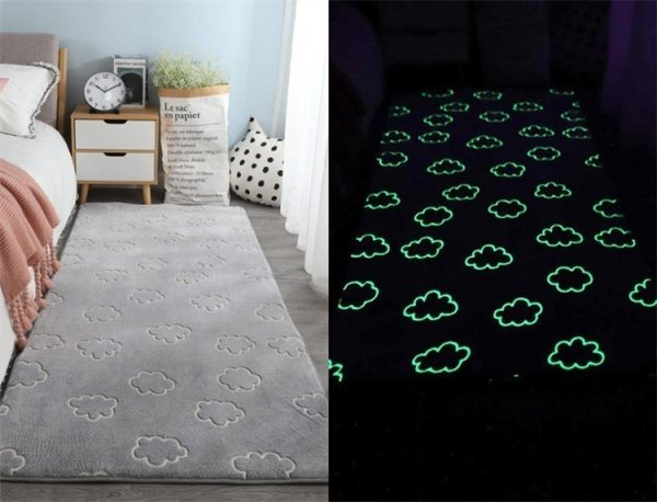 Alfombra Brilla En Oscuridad 60 X 90 Cm Infantil Suave Glow - Imagen 4