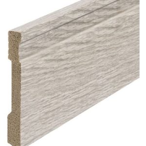 Zocalo Pvc Arce Recto Acanalado 10cm X 2,45ml