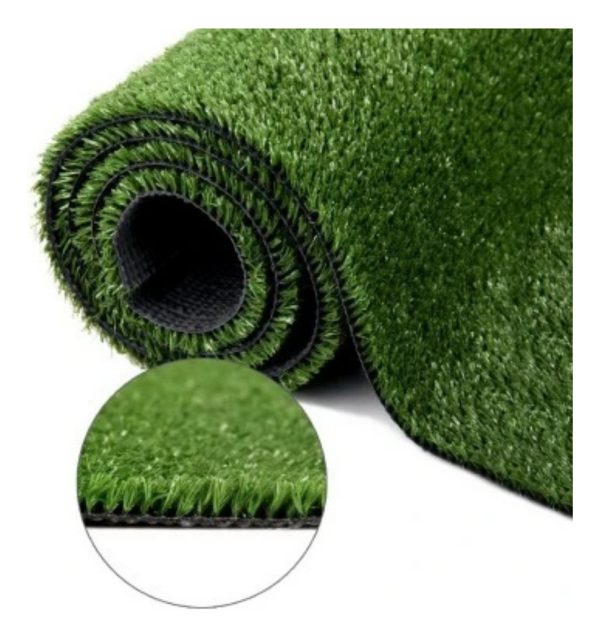 Cesped Sintético 10 Mm Alfombra Decorativa Camino 2 X 0,50ml
