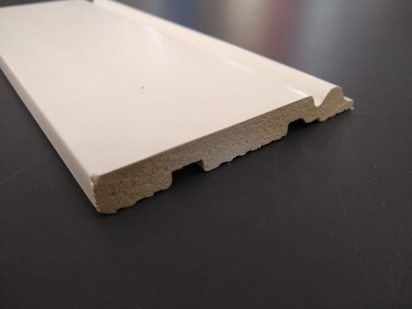 Zocalo Blanco Moldura Pvc Resistente Agua 10cm X 2,45ml - Imagen 5