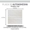 Placas 3d Vinilo Autoadhesivo Pared Ladrillo Laja 70x77 Cm - Imagen 2
