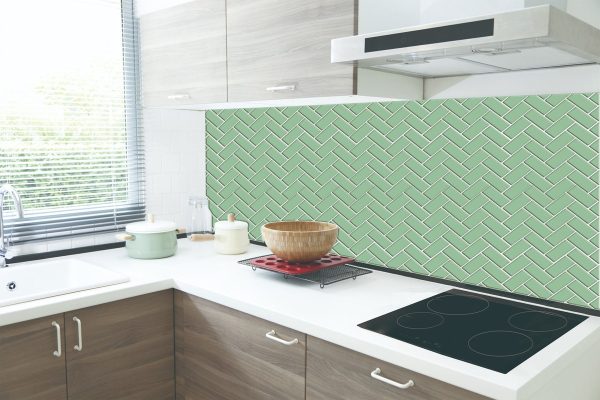 Azulejo Autoadhesivos Ceramico Cocina Baño Muresco 16721 Color Verde Claro - Imagen 5