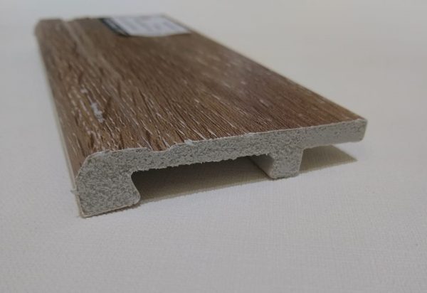 Zócalo Pvc Eurotec Facetado Simil Madera 8cm X 2.45 Mts - Imagen 10