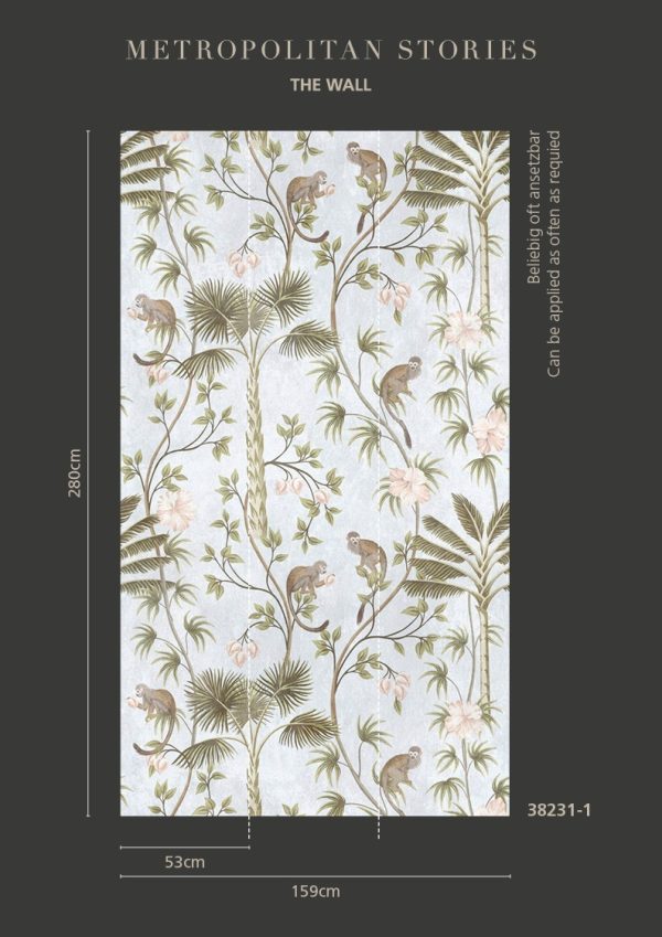 Fotomural Vinilico Importado Lavable The Wall 159 X 280 Cm - Imagen 3