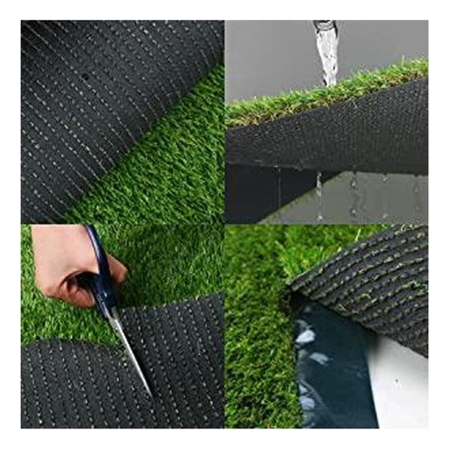 Carpeta Cesped Sintético 150 X 200 Cm 10 Mm Pasto Artificial - Imagen 4