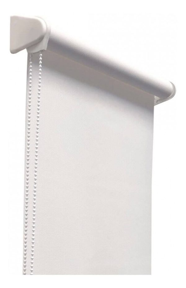 Cortina Roller Black Out Vinilico Blanco 0,98 X 2,25 Mts