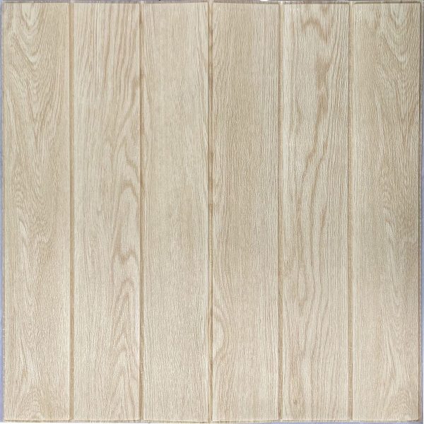 Placas 3d Vinilo Autoadhesivo Pared Simil Madera 70x70 Cm
