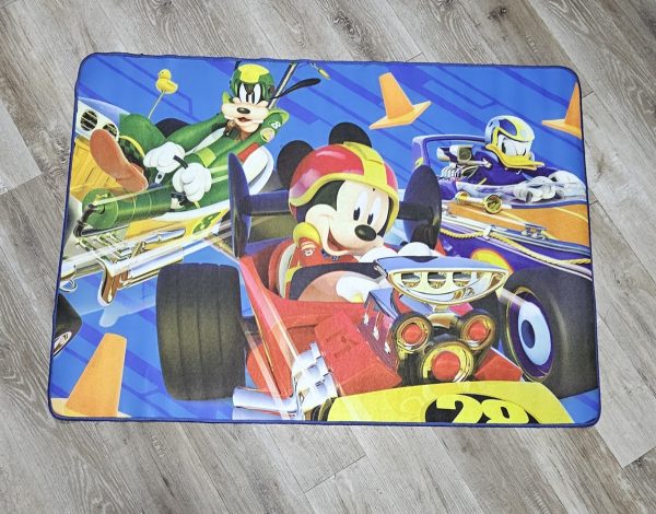 Alfombra Infantil Mickey Road Racers Carpeta 67x120 - Imagen 7