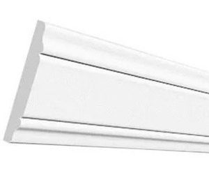 Guardasillas Atenneas Mdf Prepintado Blanco Pg87 X 2,60 Mts