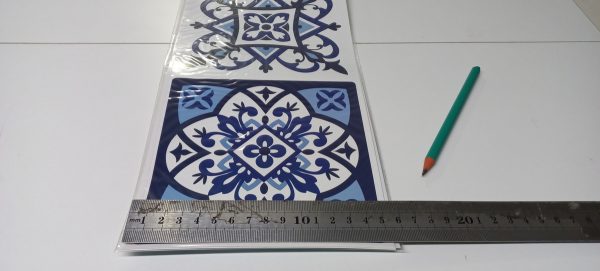 Azulejos Autoadhesivos Vinilo Muresco 16231 X 6 Unidades Color Azul - Imagen 7