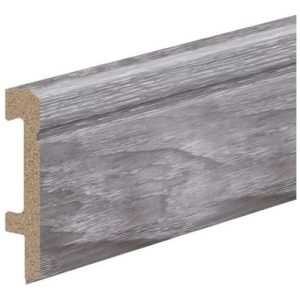 Zocalo Pvc Simil Madera Eurotec 8,2cm Alerce X 2,45ml