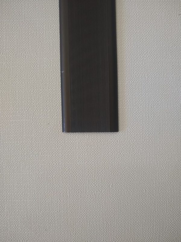 Varilla De Aluminio Plana Terminacion Bronce X 2,70mts - Imagen 4